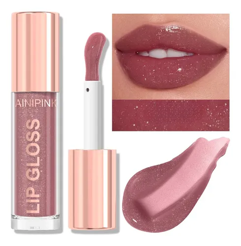 Brillo Labial Ainipink Resistente Al Agua Y Al Sudor