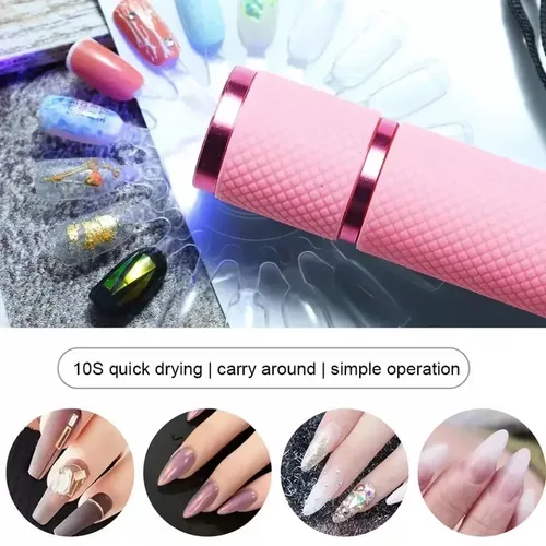 Linterna Uv/led Cabina Para Uñas Esculpidas Gelificadas Nail