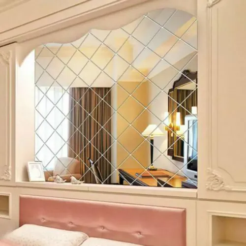 Adornos De Acrílico Para Pared, Pegatinas Espejo