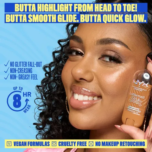 Iluminador En Barra Nyx Buttermelt Glaze Stix Melt You Later