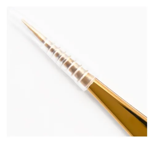 Pinza Dorada Precisión Para Cejas Y Vello Facial