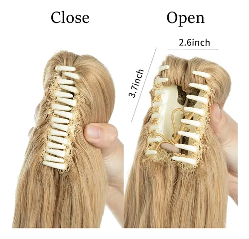 Extensión De Cola De Caballo Para Cabello Sintético Marrón O