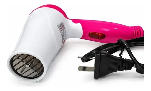 Secador De Pelo Plegable 2 Velocidades 1000w Ideal Viajes