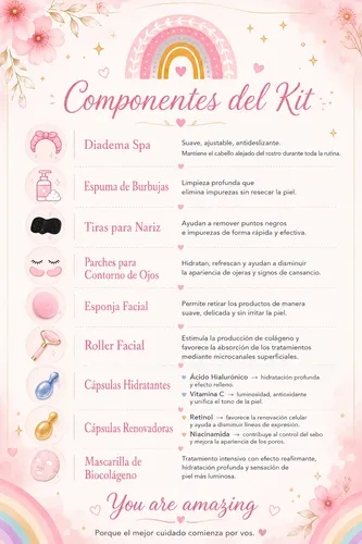 Kit Skincare Facial Completo You Are Amazing!!