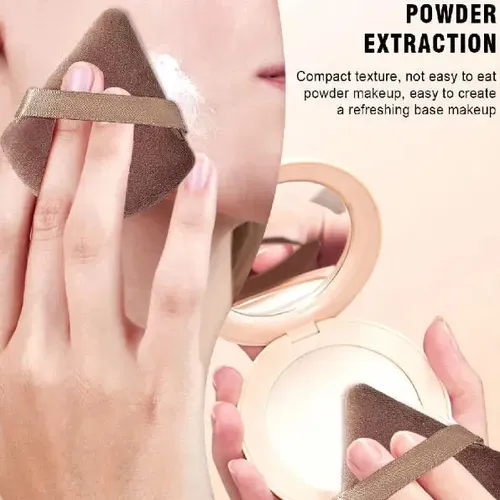 Juego Completo De 40 Esponjas Y Pinceles De Maquillaje Coffe Mediana