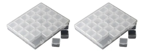 Caja De Almacenamiento De 2 Cuentas, Caja De Almacenamiento