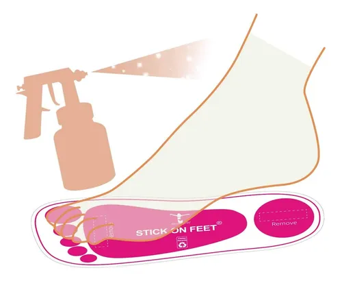 Almohadillas De Bronceado Para Pies Spray Tan, 60 Pares, Col