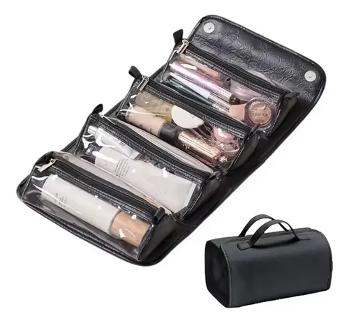 Neceser De Maquillaje Plegable E Impermeable Para Viaje
