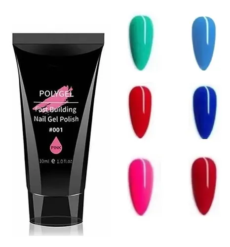 Kit Para Hacer Uñas En Gel Con Polygel Tips Capsulas Paso A