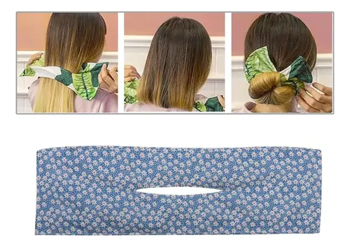 Bandas Para El Pelo De Bollo De Moda Para Mujer, R