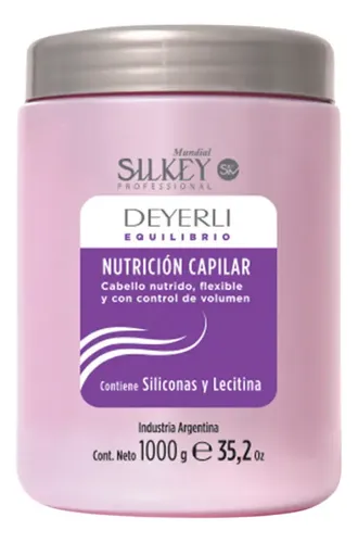Nutrición Capilar Silkey Deyerli  Pote 1000 Ml  X 3 Unidades