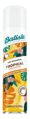 Shampoo En Seco Batiste Aerosol Aroma Tropical Kit 6 Pz