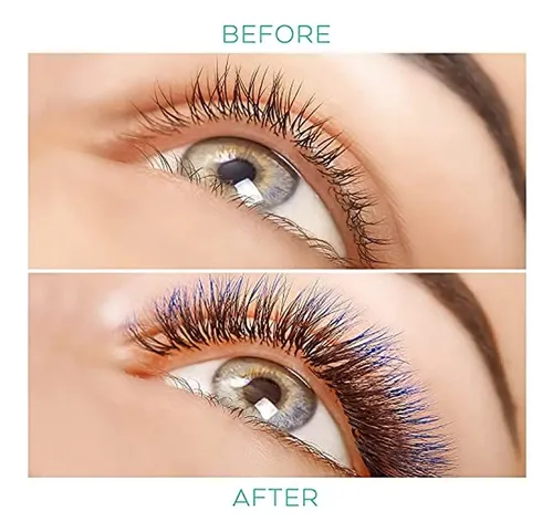 Paquete De Rímel Vegano Negro Y Azul Para Ojos Sensibles, Na