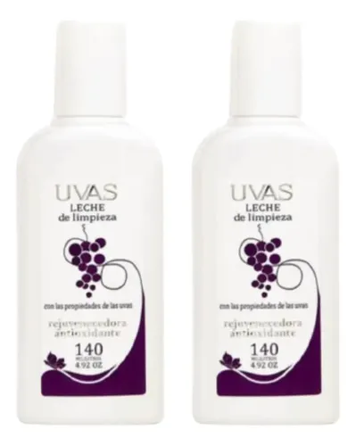 Leche De Limpieza-uvas Cosméticos X 2