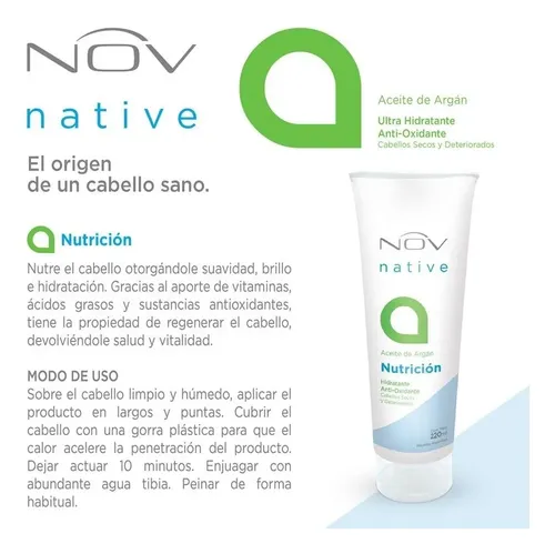 Combo Nutricion 220grs Nov De Argan + Keratina + Lino