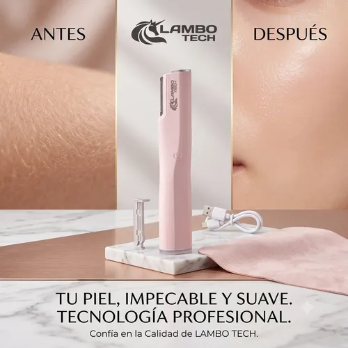 Afeitadora Eléctrica Femenina Corporal Y Facial Recargable