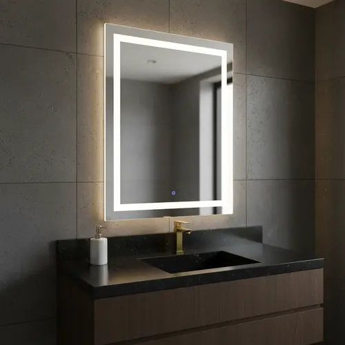 Espejo Touch Led 90×50 Esmerilado Frio O Calido