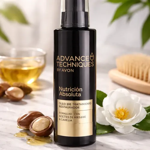 Avon Oleo Restaurador Capilar Argan Y Camelia Advanced 90ml.