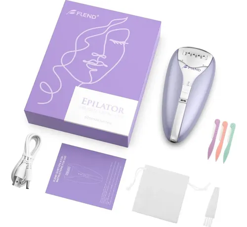 Depiladora Inalámbrica Beauzmo 2 Velocidades Morado