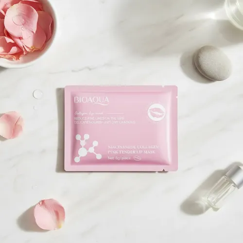 Mascarilla Parche Labial Niacinamida Colageno Bioaqua