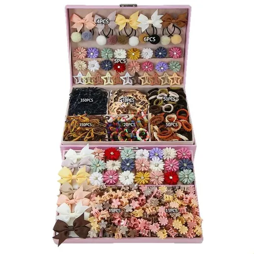 ¡juego De Accesorios Para El Cabello Infantil Ii De 875 Piez
