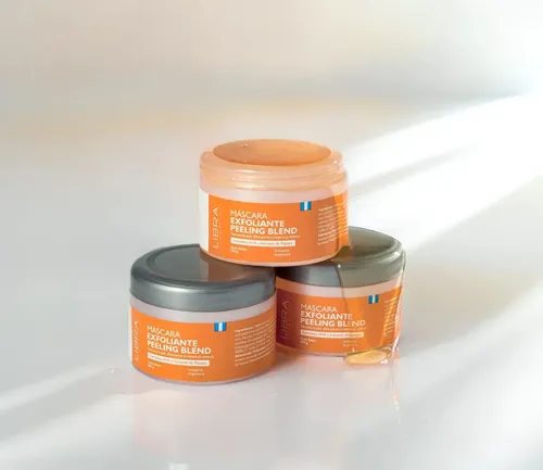 Máscara Facial Exfoliante Peeling Blend 250g Libra Cósmetica