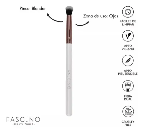 Brochas De Maquillaje Fascino Universal Tools Set X12