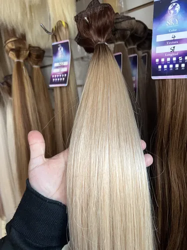 Extensiones De Cabello Orgánico Rubio Medio