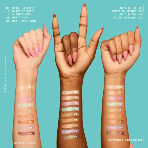 Iluminador Nyx Buttermelt 05 Bright And Butta Powder