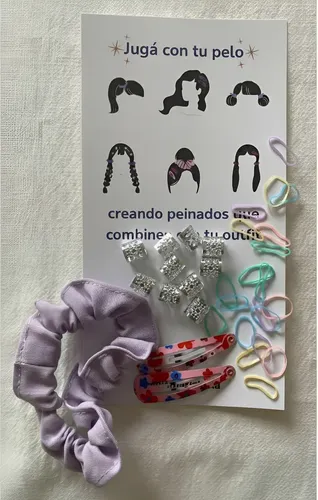 Souvenir-combo Colitas Para El Pelo-accesorio Infantil X5uni