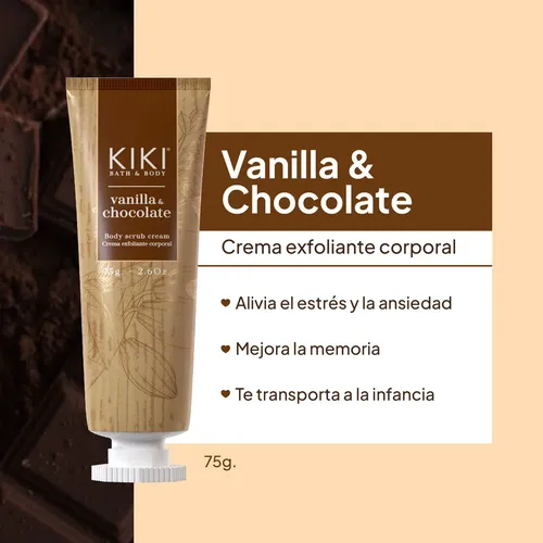 Exfoliante Corporal En Crema Vainilla Chocolate Kiki Idraet