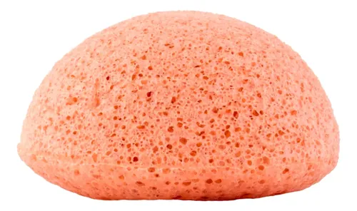 Esponja Facial Konjac Arcilla Rosa Francesa Piel Seca Korea