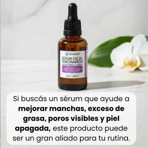 Sérum Facial Niacinamida Arvensis Control Sebo Poro B3 Full