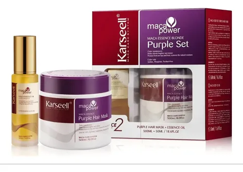 Kit Karssell Máscara Matizadora 500ml +aceite 50ml Original