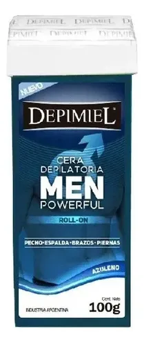 Cera Depilatorio Descartable Roll-on Hombre Depimiel 100g