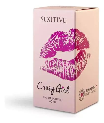 Perfume Afrodisiaco Femenino Crazy Girl 60 Ml Sexitive
