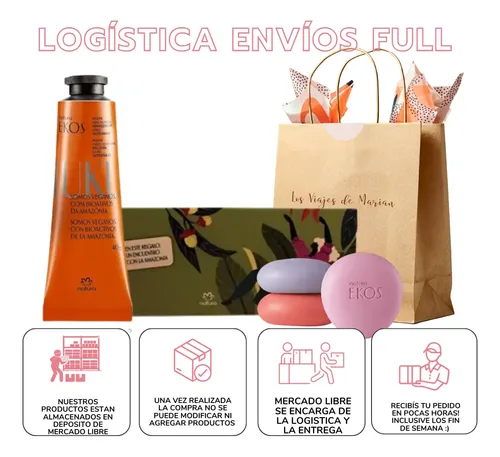 Kit Regalo Caja De Jabones + Crema Manos Ekos Natura – Lvdm