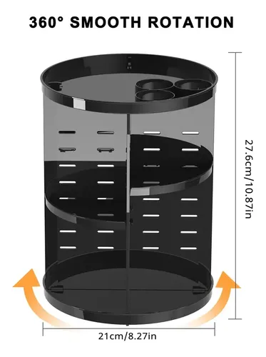 Caja Giratoria Organizadora De Maquillaje Y Cosméticos