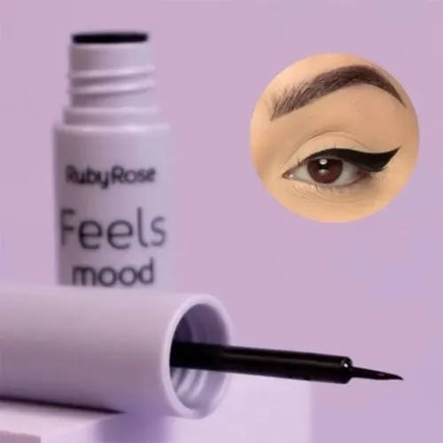 Delineador Liquido Ruby Rose Mood X3 Unidades