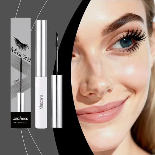 Máscara Zephoco Black: Ligera, Rizada Y De Aspecto Natural