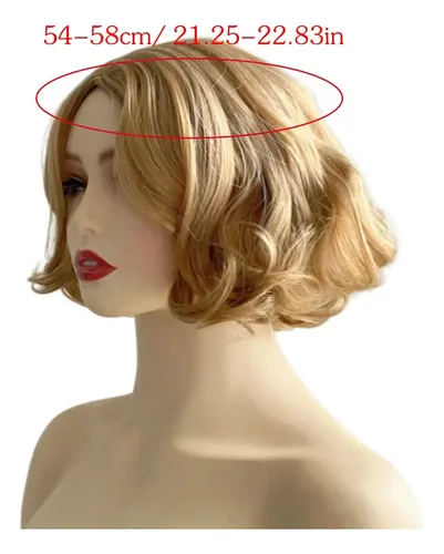 Pelucas Sintéticas Cortas Y Rizadas Look Para Mujer, Malla T Not Specified