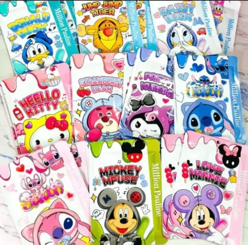 Pack X6unidades Mascarillas Faciales Super Kawaii