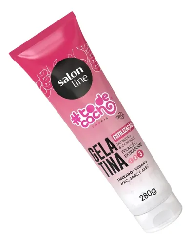 Salon Line Gelatina Fijación Extra Fuerte Definición 280g