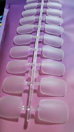 Tips Softgel Prelimados Naez Cuadradas Cortas 240 Pcs