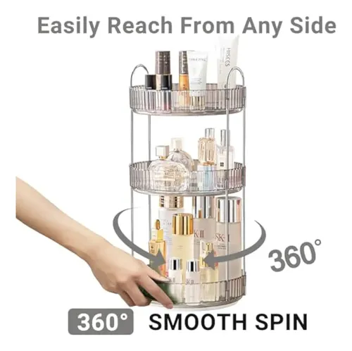 Organizador De Maquillaje Giratorio De 360°,
