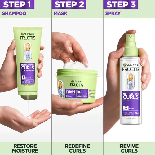 Mascarilla Capilar Garnier Fructis Method For Curls, 12.5 Fl