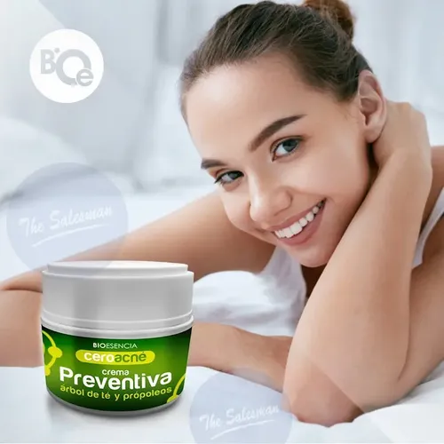 Crema Preventiva Cero Acné Con Árbol De Té Y Propóleos