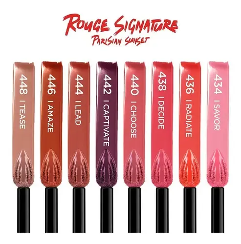 Lápiz Labial Líquido Loréal Con Efecto Mate Color 434 Savor 434 Savor