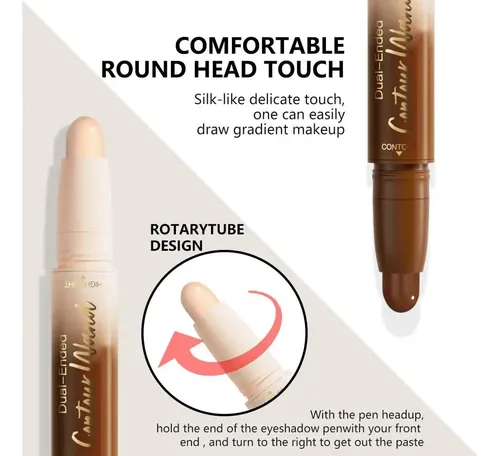 Barra De Contorno E Iluminador 2 En 1 Iatmomod Nude Beige