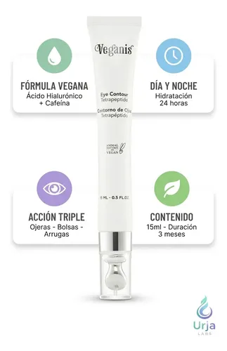 Veganis Contorno Ojos Antiedad 15 Ml Día/noche